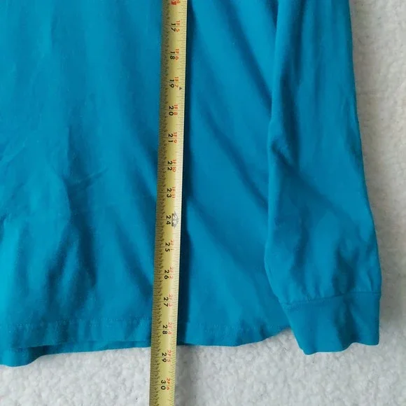 Patagonia Men's Blue Classic Fit Long Sleeve T-shirt Sz L - Picture 12 of 15